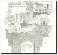 LOOKING TOWARDS THE CAPITAL FROM THE PALATINE.